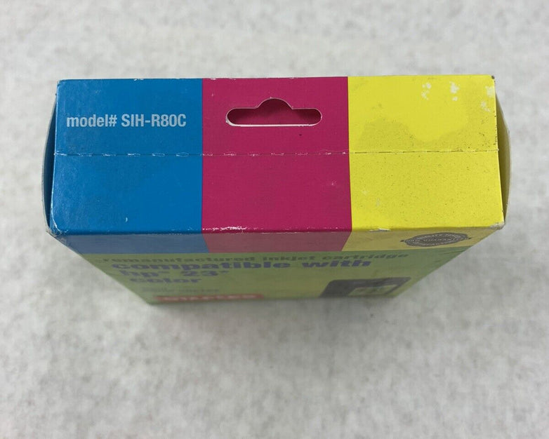 Re-manufactured Tri-Color High Yield Inkjet Cartridge for HP C1823D (HP 23)