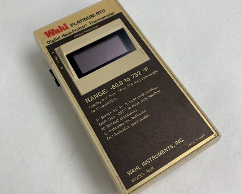 Wahl 360X Microprocessor Circuit Heat-Prober Thermometer Power Tested
