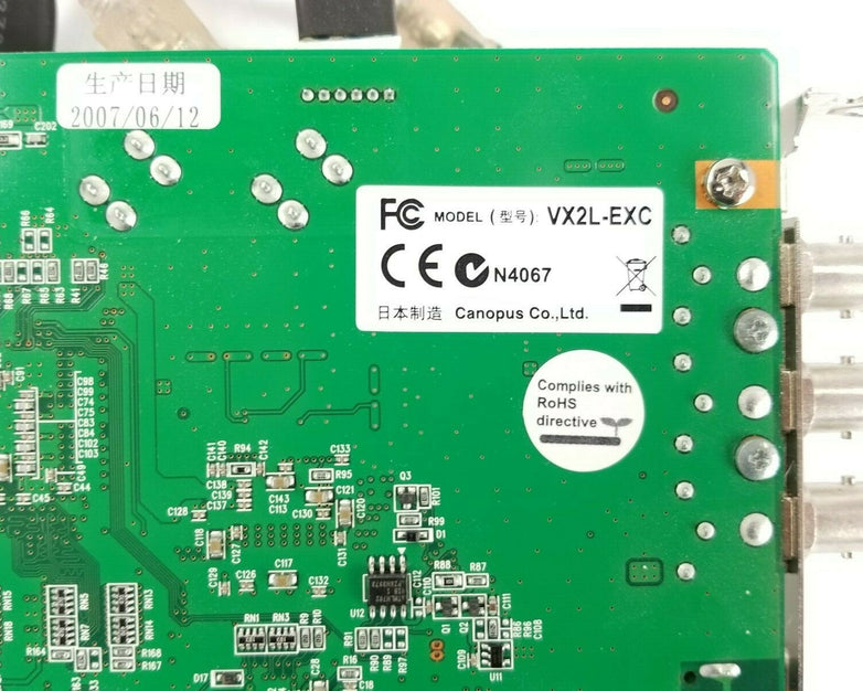 Canopus NHX-E2 PCI-E Non-Linear Editing Card with NHX-E1
