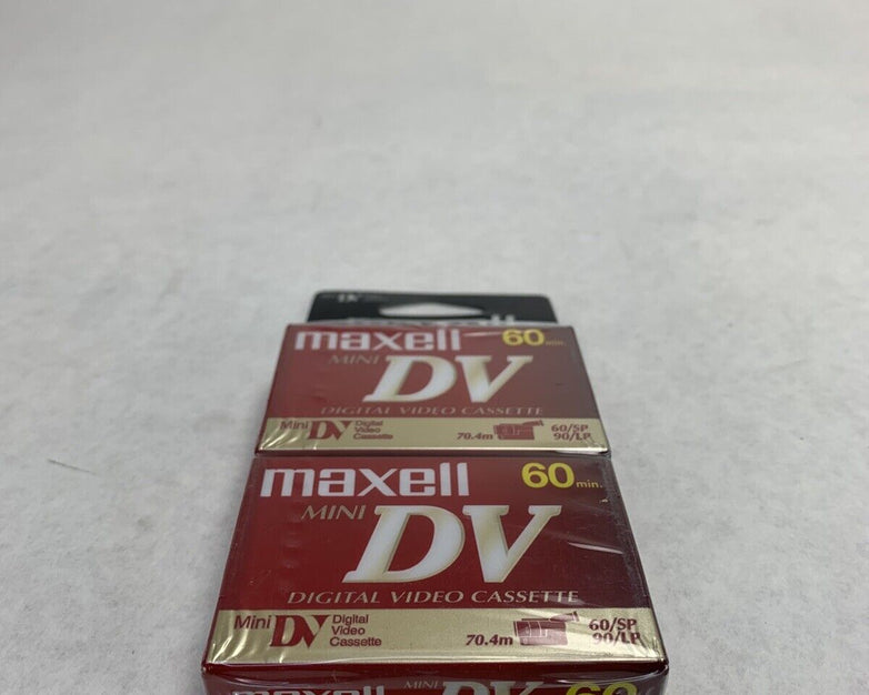 Lot of 2 Maxwell Digital Video Cassette