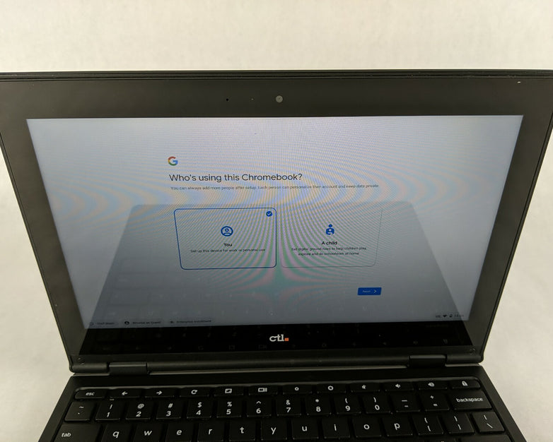 CTL J5 Chromebook 11.6" Touchscreen 4 GB RAM 16 GB eMMC NO CHARGER - Grade B