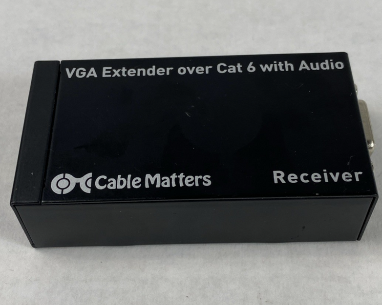 Cable Matters Model 103004 VGA Extender Over Cat 6 With Audio Receiver Only