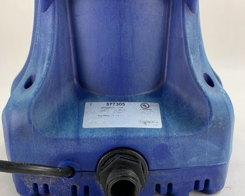 Little Giant SPGAPCP-1700 Automatic Swimming Pool Winter Cover Pump Powers