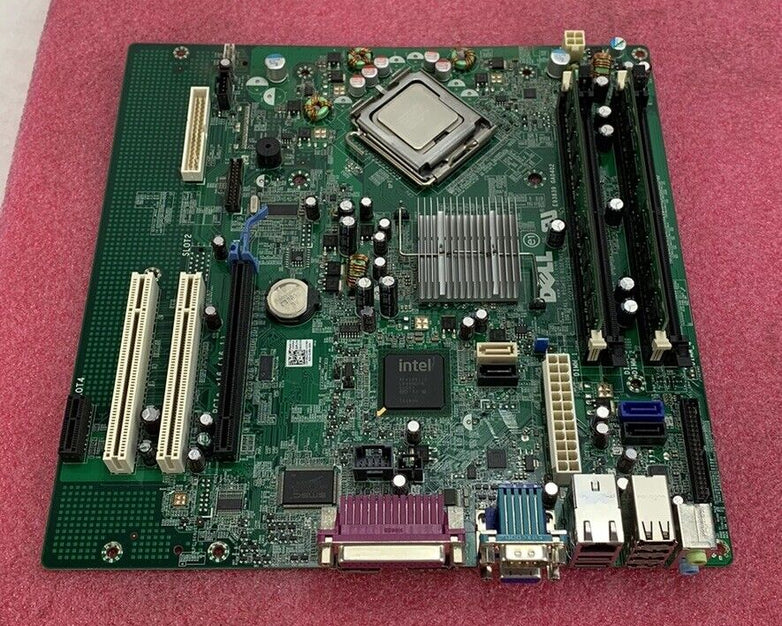 Dell OG214D Motherboard Intel Core 2 Duo E8400 3.00GHz 2GB RAM w/ Shield