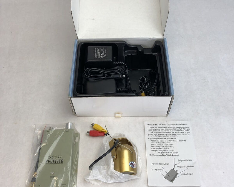 RC100 Wireless Waterproof Night Vision Video Camera