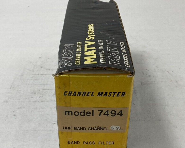 Channel Master MATV Systems Model 7494 Band Pass Filter UHF Band Channel 53