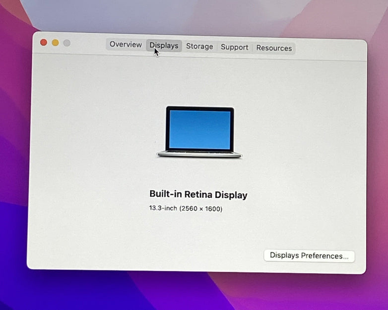 Apple MacBook Pro A1502 2015 Retina 13" 2.7GHz i5 8GB RAM 120GB SSD os12.7.6