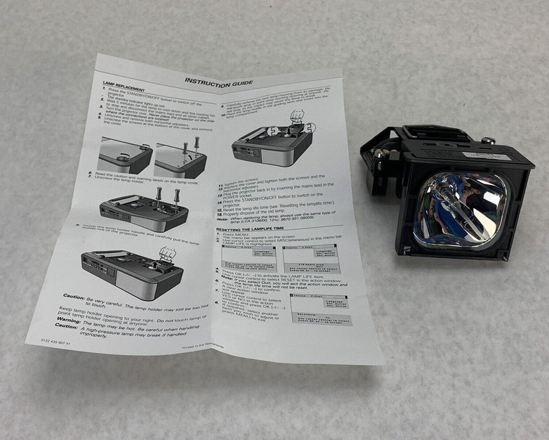 PHILIPS Projection Lamp Hopper LCA 3108 w/ Housing, NEW