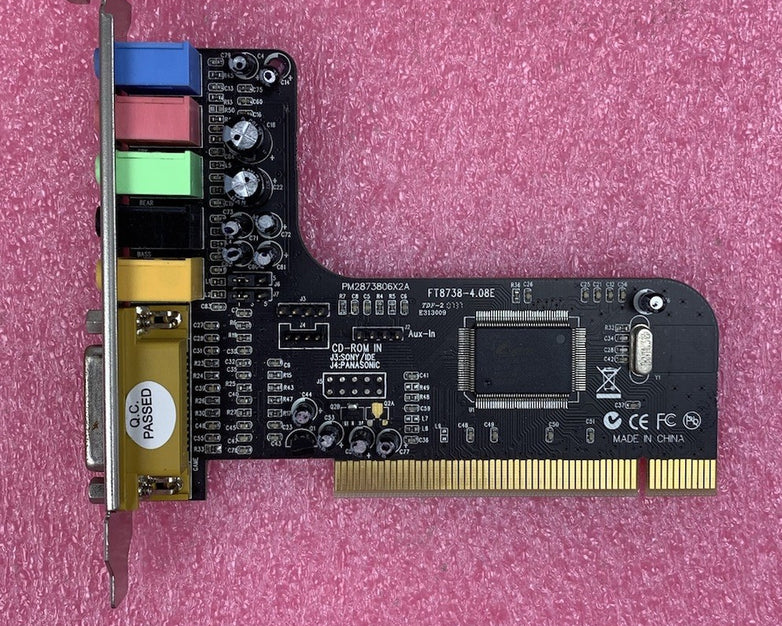 C-Media FT8738-4.08E 5.1 PCI Sound Card