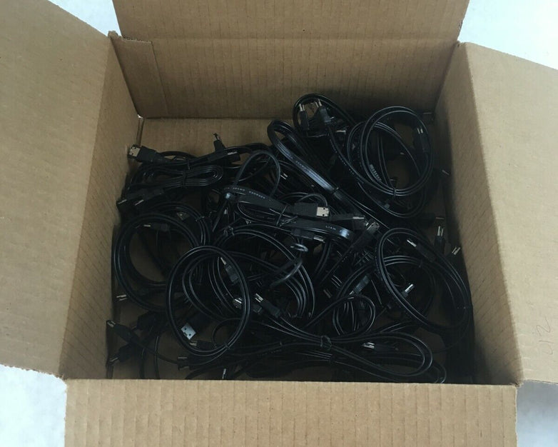 Crimping 2 FT eSATA External Serial ATA Data Hard Drive Cable Black Lot of 42