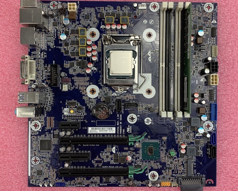 HP Z240 Workstation Motherboard Intel Core i3-6100 3.7GHz 8GB RAM No Shield