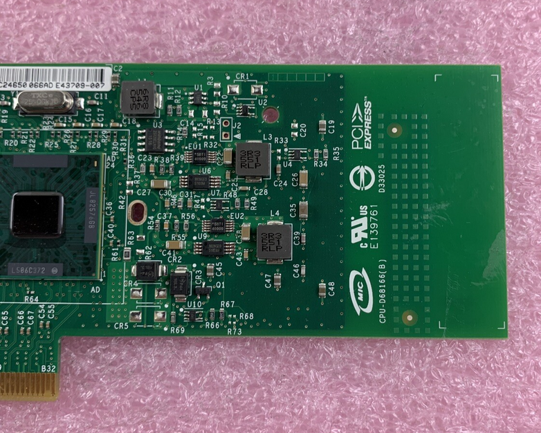 Intel CPU-D68166 Dual-Port Gigabit ET PCIe Server Adapter E139761