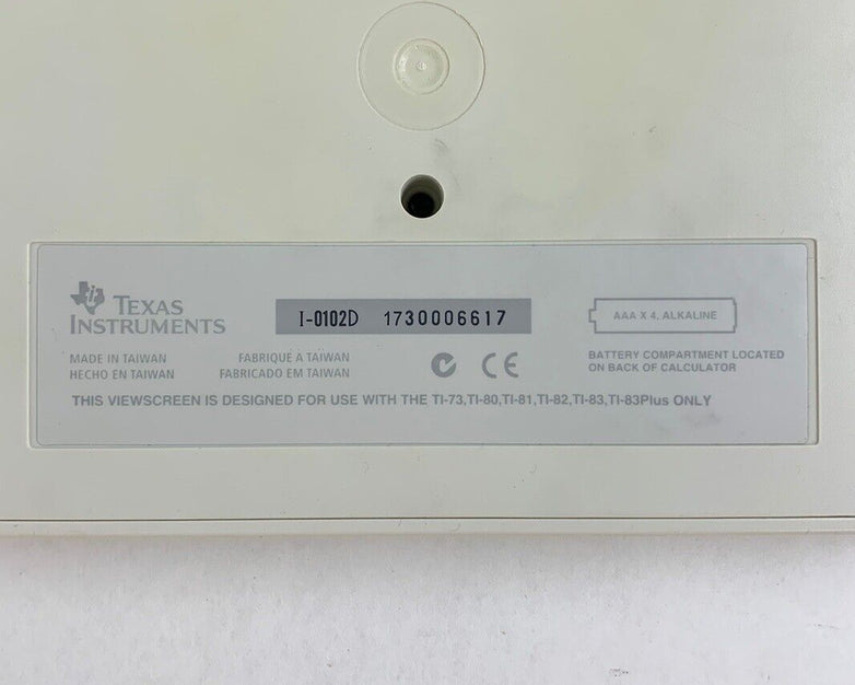 Texas Instruments TI-73 80 81 82 83 Plus Viewscreen + 73 Explorer kit