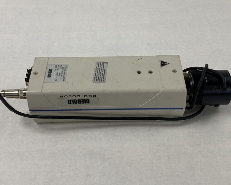 Diebold CCD Camera AC24V 49-008036-000A 25mm APC TV Lens For Parts or Repair
