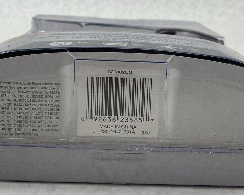 Targus APM62US Universal Power Adapter for Laptops SEALED 425-1642-001A