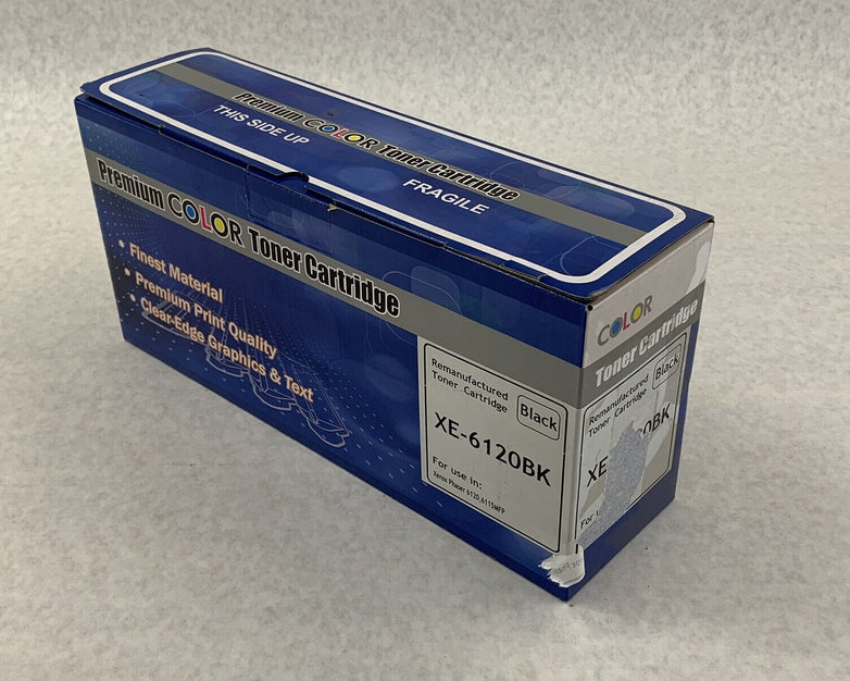 Premium COLOR XE-6120BK Toner Cartridge for Xerox Phaser 6120 6115 MFP