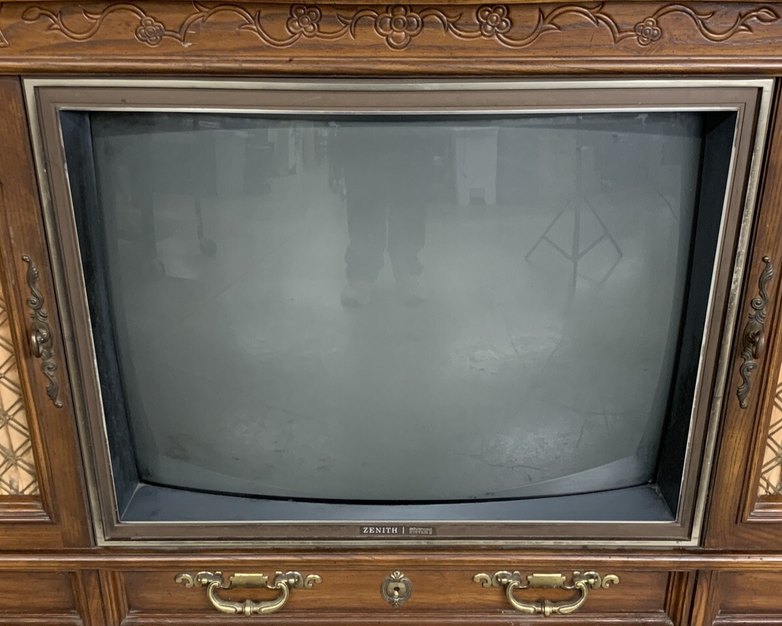 Zenith TV SB2777P 1985 Advanced System 3 Color Television Built in Speakers