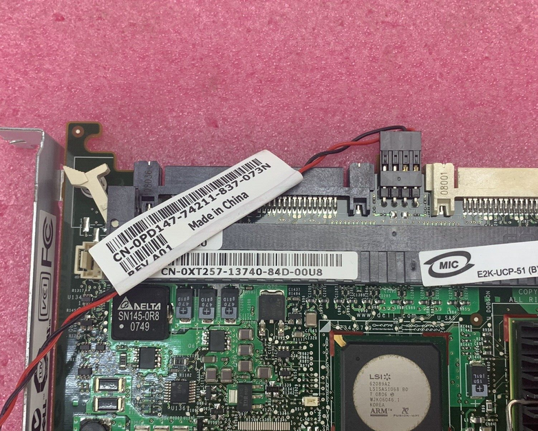 Dell 0XT257 Perc 5i SAS SATA Genuine RAID Controller for PowerEdge 1950/2950