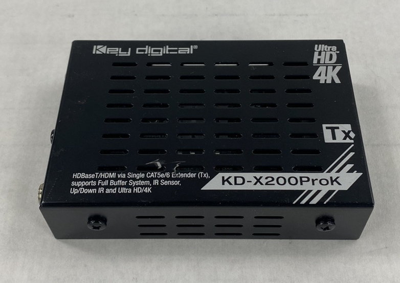 Key Digital KD-X200ProK Tx HDBaseT/HDMI via Single CAT5e/6 Extender Lot of 2