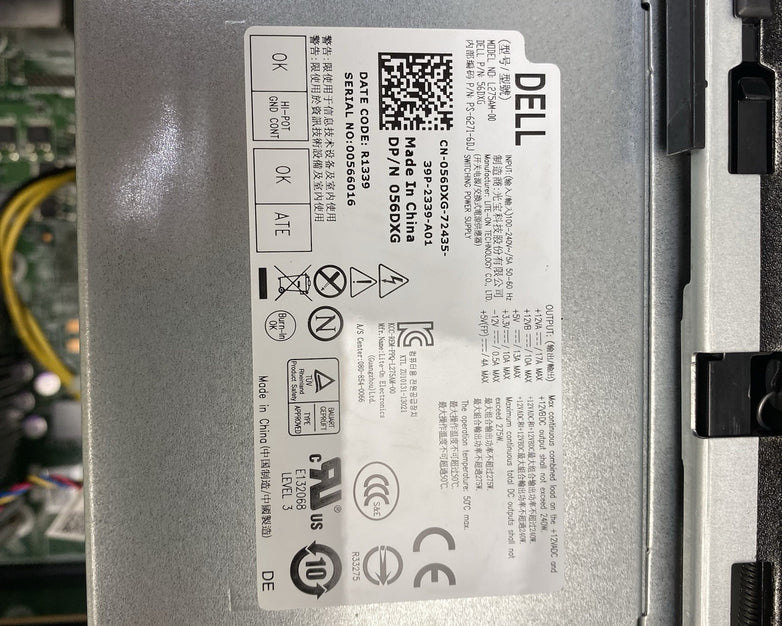 Dell OptiPlex 3010 MT Intel Core i5-3470 3.20GHz 8GB RAM No HDD No OS