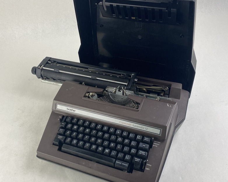 Parts and Repair Brother 3800 Correct Automatic 12 Electric Typewriter & Case