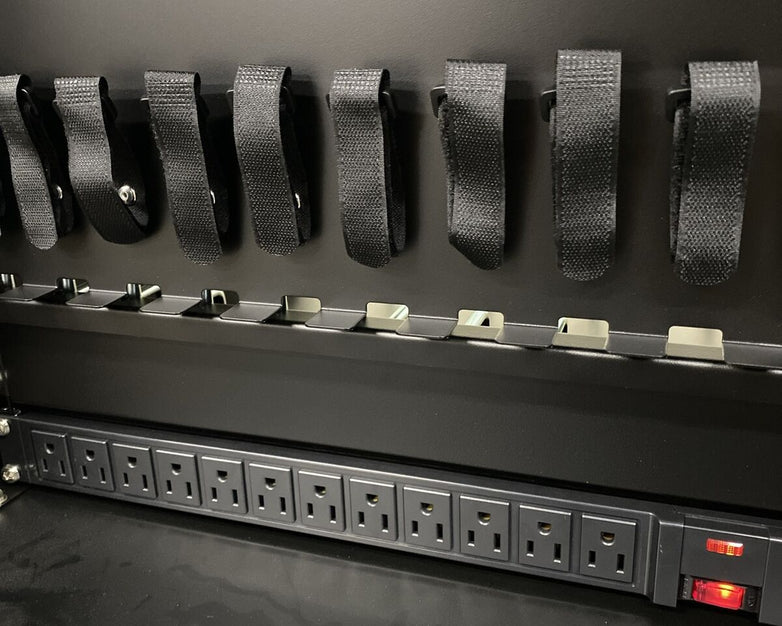 Black Box UD10KP Tablet Charging Cabinet 10 Slot Cubby Locker for Tablet Laptop