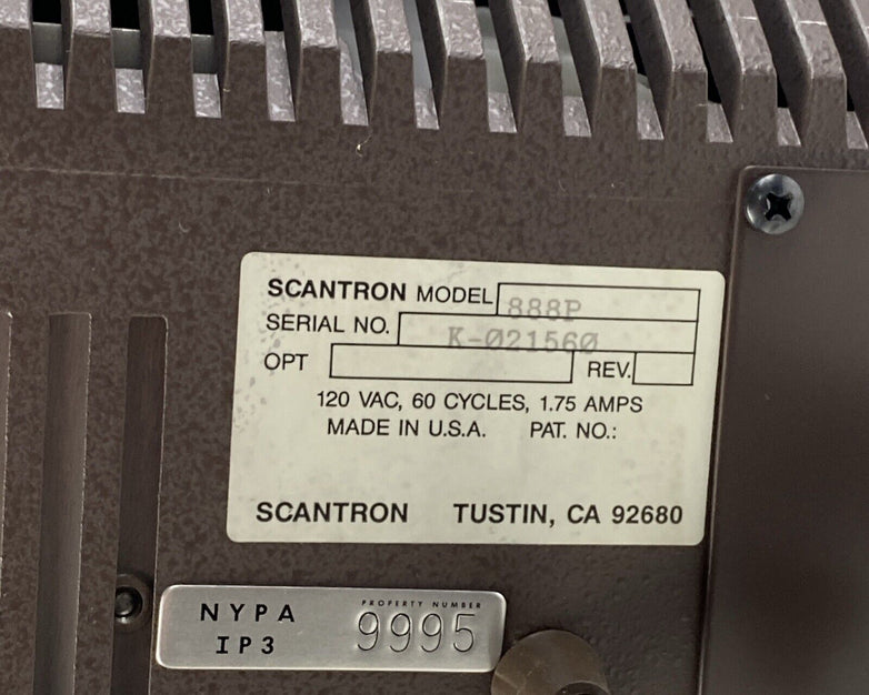 Scantron 888P+ Test Scoring Machine - For Parts or Repair