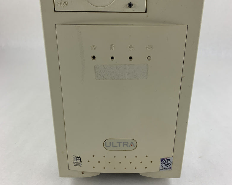 Ultra GG-EM-41130 Retro Computer Desktop Barebones w/ SPI-235HP Power Supply