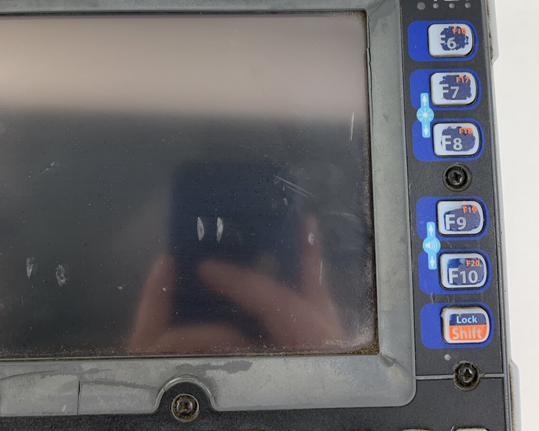 Honeywell Thor VM1C Mount Computer Atom 2530 Worn Keys W/Dock No OS No Flash
