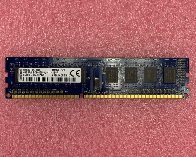 Kingston 16GB (4x4GB) 1rx8 PC3-12800U-11-12-A1 RAM