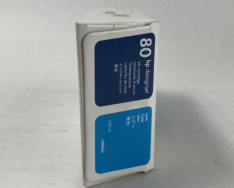 HP Cyan 350ml C4846A Ink Designjet 1000 (Lot of 2)