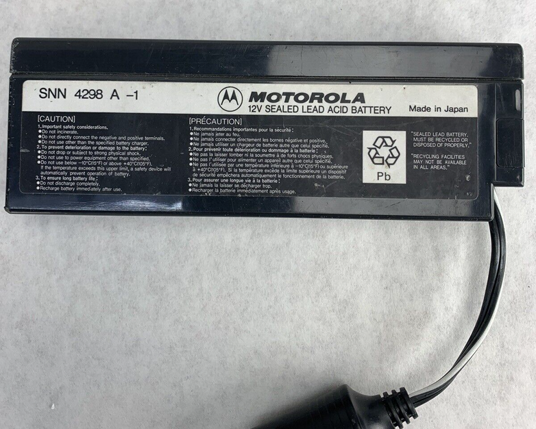 Motorola Sealed Lead Acid Battery SNN 4298 A-1