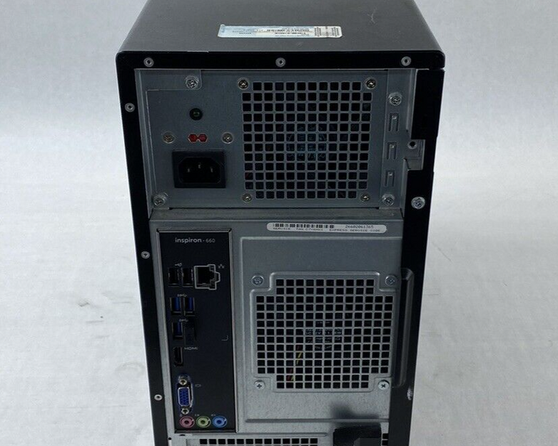 Dell Inspiron 660 MT Intel Core-i3 2130 3.40GHz 6GB RAM No HDD No OS
