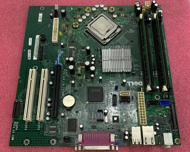 Dell OGM819 Motherboard Intel Core 2 Duo E8300 2.83GHz 2GB RAM w/ Shield