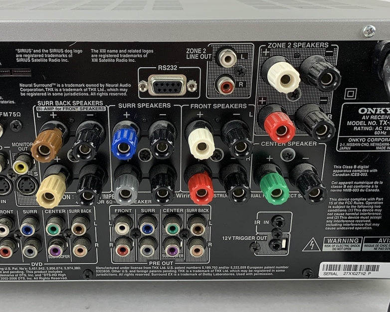 Onkyo TX-SR705 AV Receiver
