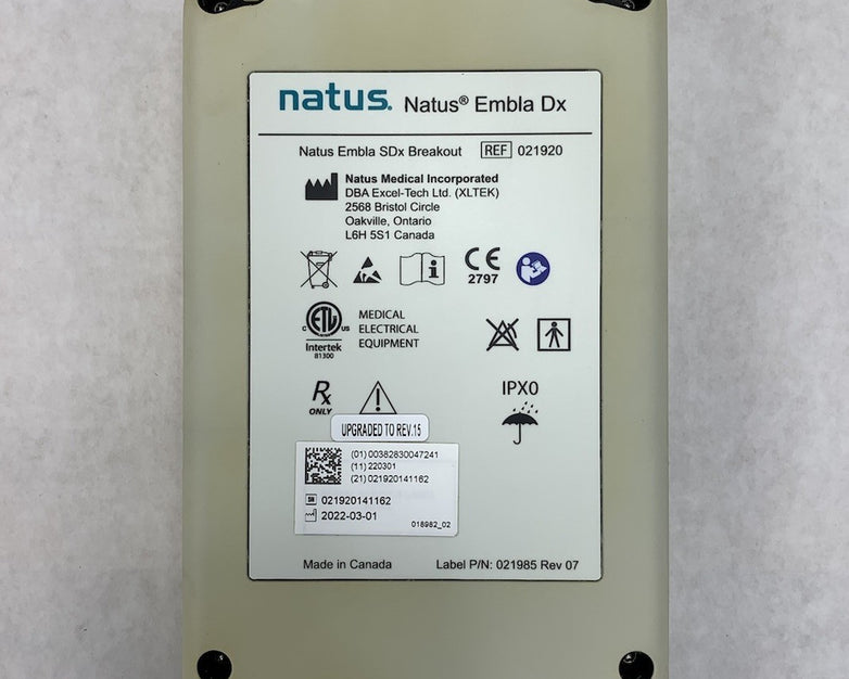 Natus Embla Dx Brain Monitor 021920 Breakout Box