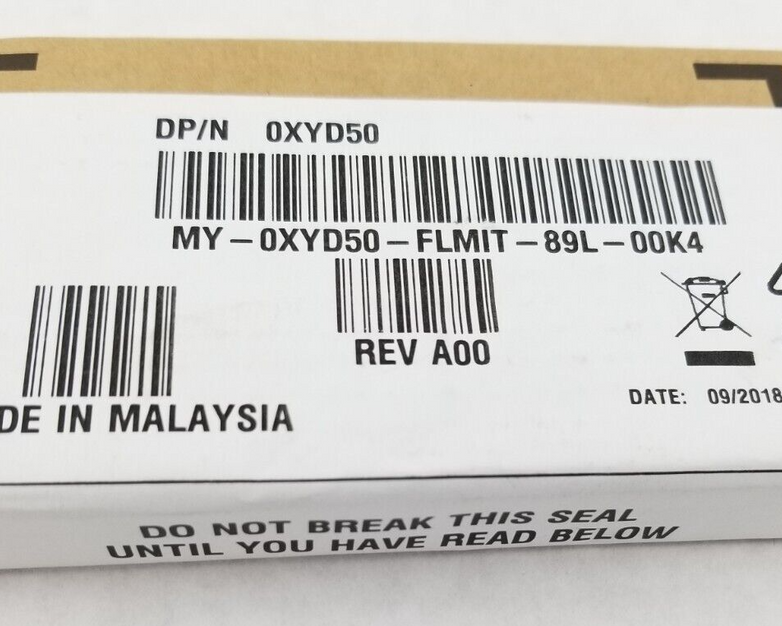 New Sealed Dell Intel 10GB 850nm 300m 10GBASE-SR SFP LC Transceiver Module XYD50