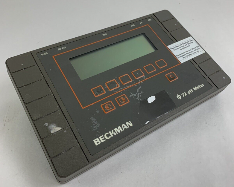 Beckman PHI 72 PH Meter 123144 12VDC 0.3 Amp