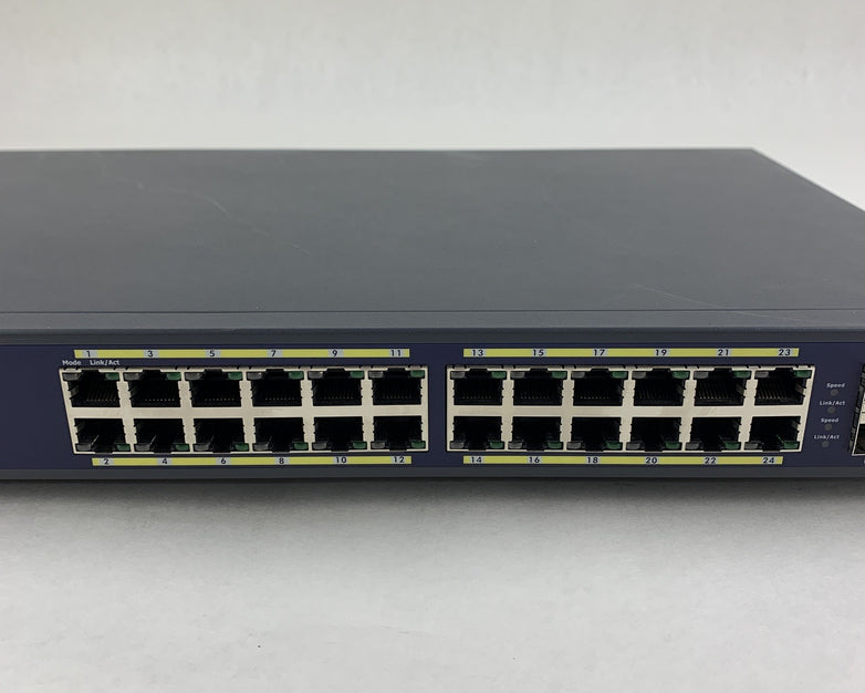 EnGenius EGS7228P 24 Port PoE Layer 2 Managed Switch Tested Reset