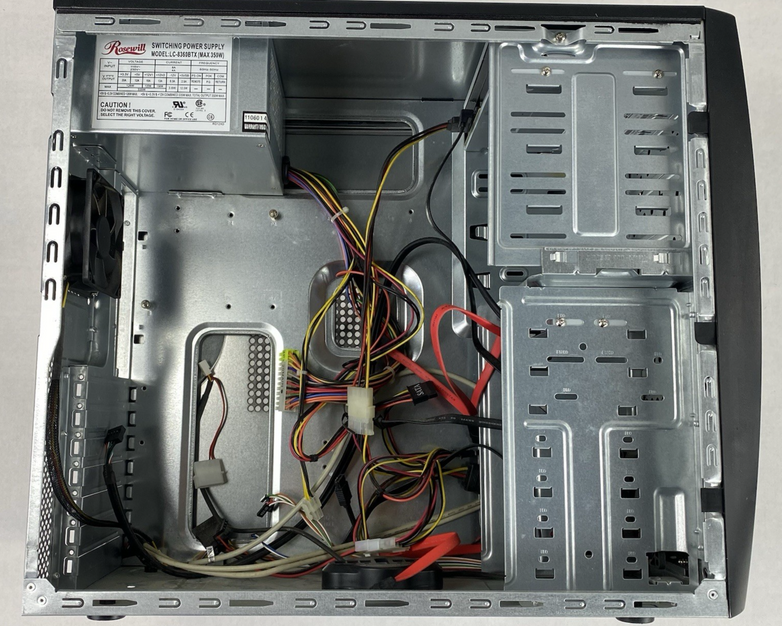Rosewill R103A Black Steel ATX Mid Tower Computer Case with 350W Power Supply