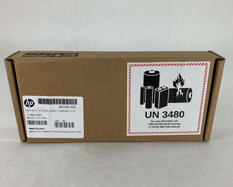 Genuine OEM Battery For HP EliteBook x360 1030 G2 Series 863280-855 57Wh OM03XL