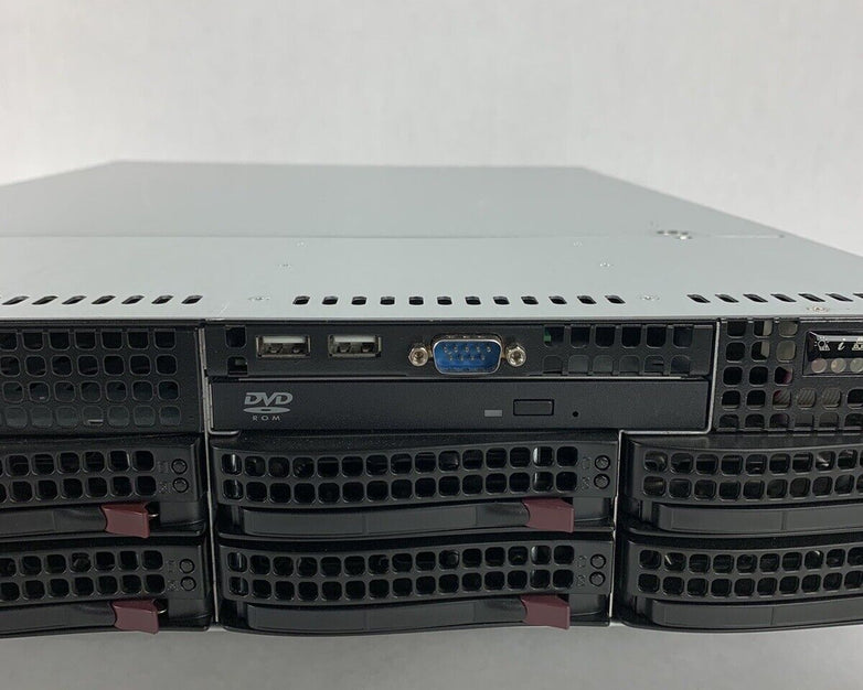 SuperMicro CSE-825-7 2x 12-Core AMD Opteron 6168 1.9 GHz 128 GB RAM No HDD No OS