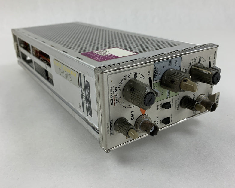 Tektronix 7A26 Dual Trace Amplifier Oscilloscope Plug-In Power Tested