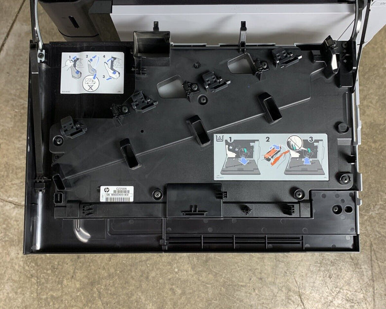 HP LaserJet Enterprise Flow MFP M680 Color Printer CZ250A Tested Bad Clip In Top