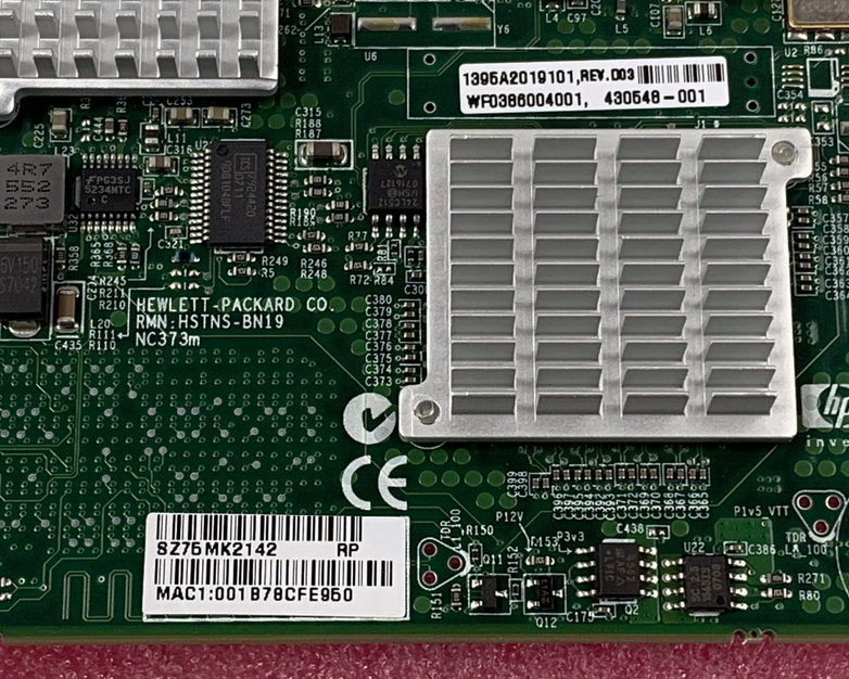 HP 430548-001 NC373m PCI Express Dual Port Multifunction Gigabit 404983-001