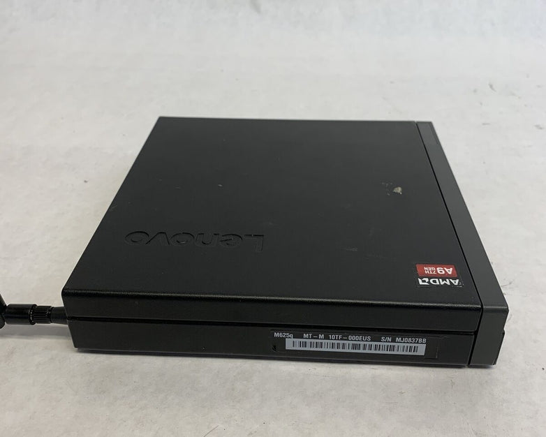 Lenovo Thinkcentre M625Q Micro AMD A9-9420e 1.8GHz 8GB RAM No HDD No OS