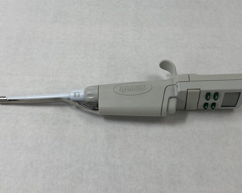 RAININ EDP3 LTS 200 20-200 uL Single Channel Electronic Pipette Untested