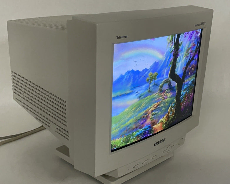 Sony 100SX CPD Trinitron Multiscan CRT VGA Monitor Tested