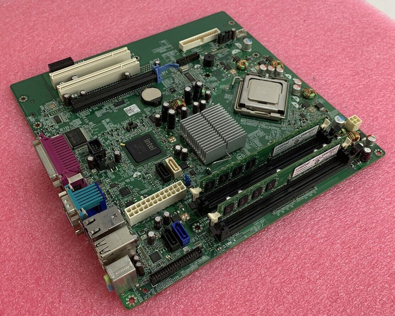 Dell OG214D Motherboard Intel Core 2 Duo E8400 3.00GHz 2GB RAM No Shield