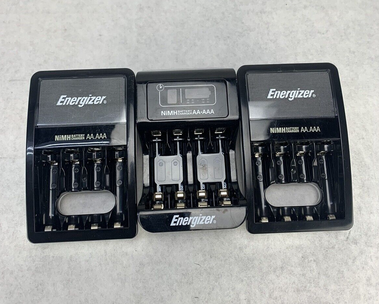 Mixed Lot of 3 Energizer NiMH Battery Charger CHVCM4/CHP42US